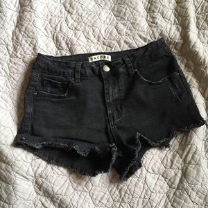 Black HIGH WAISTED shorts